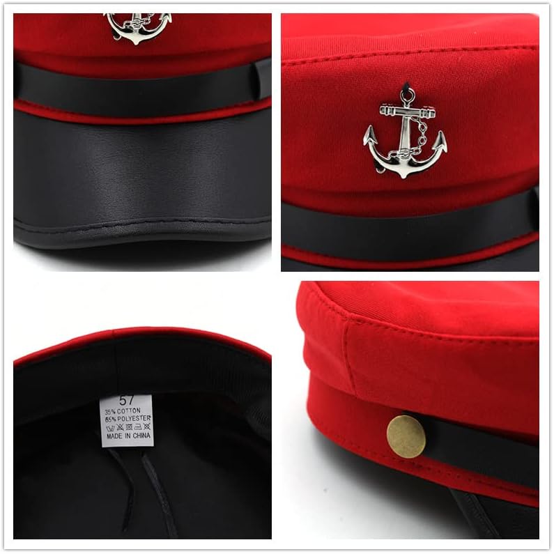 GRNUS Store Newsboy Cap for Women Casual Beret Hat Military Sailor Captain Cap Vintage Painter Fiddler Hat Ivy Peaked Flat Cap - Image 3